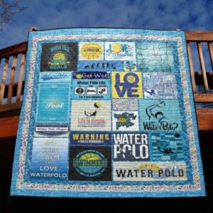 Eat Sleep Play Water Polo Quilt Blanket Ht10  Quilt